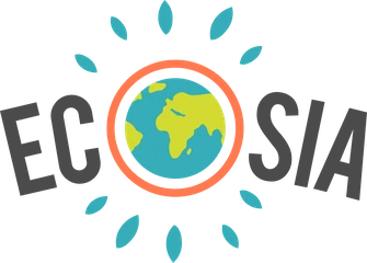Ecosia logo, by 2021–June 2022